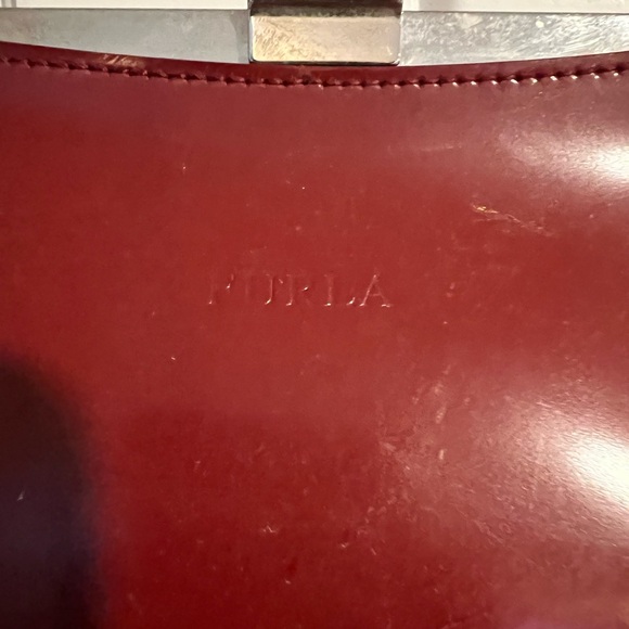 Vintage Red Furla Bag - Picture 11 of 12
